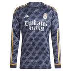 Vinicius Junior Los Merengues adidas 2023/24 Away Long Sleeve Replica Player Jersey - Navy