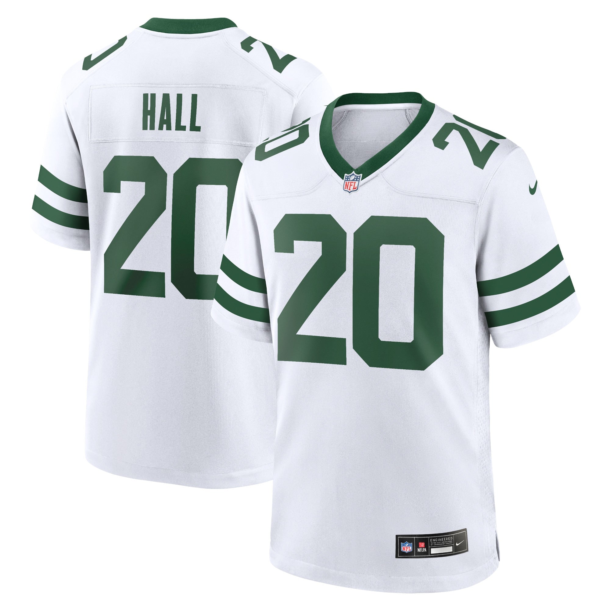 Breece Hall New York Jets Nike Player Game Jersey - Green/White