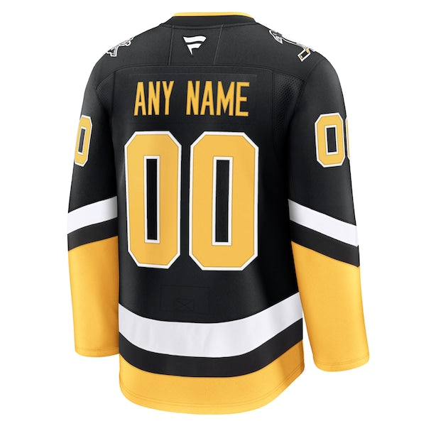 Pittsburgh Penguins  Alternate Premium Custom Jersey - Black