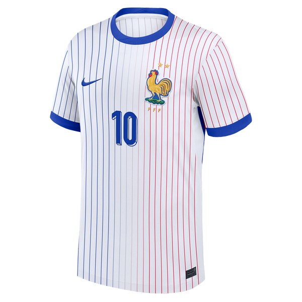 Kylian Mbappe France National Team Nike Youth 2024 Away Replica Jersey - White