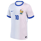 Kylian Mbappe France National Team Nike Youth 2024 Away Replica Jersey - White