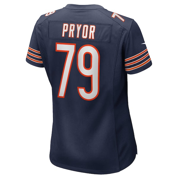 Matt Pryor Chicago Bears Nike Women's  Game Jersey -  Navy