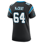 Justin McCray Carolina Panthers Nike Women's Team Game Jersey - Black/Blue