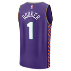 Devin Booker Phoenix Suns  2024/25 Fast Break Player Jersey - City Edition - Purple