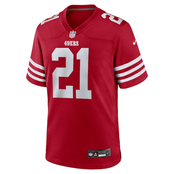 Deion Sanders San Francisco 49ers Nike Team Retired Player Game Jersey -  Scarlet