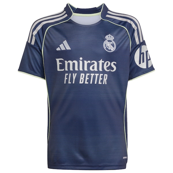 Vini Jr. Los Merengues adidas Youth 2025/26 Away Replica Player Jersey - Blue/White