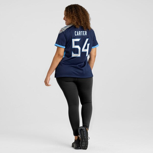 Lorenzo Carter Tennessee Titans Nike Women's Team Game Jersey -  Navy