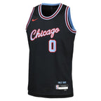 Coby White Chicago Bulls Nike Youth 2025/26 City Edition Swingman Jersey - Black