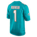 Chop Robinson Miami Dolphins Nike 2024 NFL Draft First Round Pick Player Game Jersey - Aqua