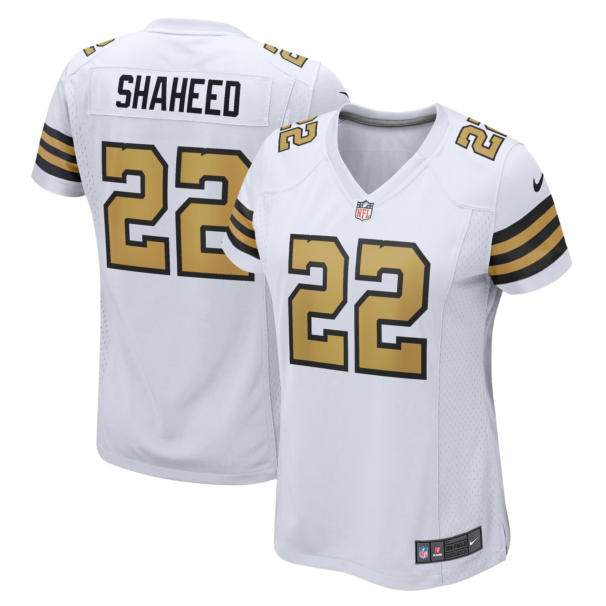 Rashid Shaheed New Orleans Saints Nike Women's Team Game Jersey -  Black/White
