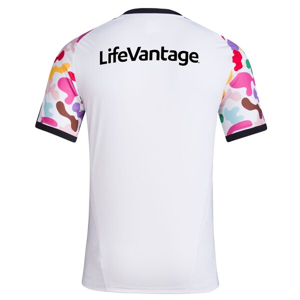 Real Salt Lake adidas 2024 Pride Pre-Match Top - White