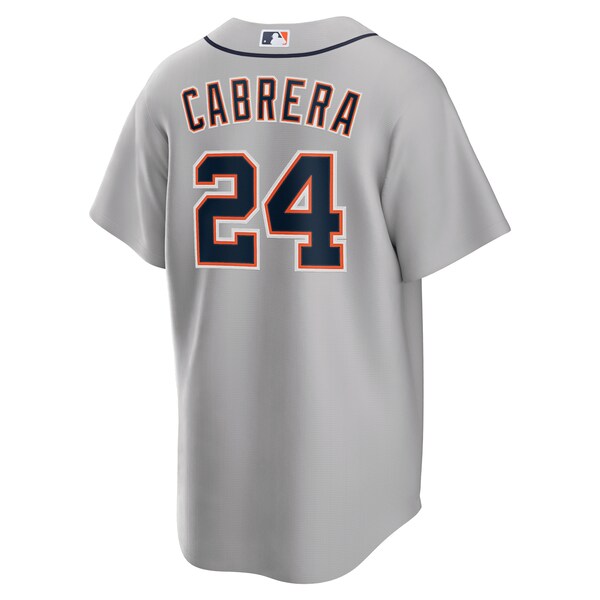 Miguel Cabrera Detroit Tigers Nike Road Replica Player Name Jersey - Gray/White
