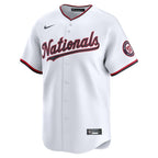 Washington Nationals Nike Home Limited Custom Jersey - White