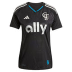 Wilfried Zaha Charlotte FC adidas Women's 2025 Fortress Kit Replica Player Jersey - Black