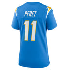 Luis Perez Los Angeles Chargers Nike Women's Team Game Jersey -  Powder Blue