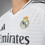 Kylian Mbappé Los Merengues adidas 2024/25 Home Authentic Player Jersey - White