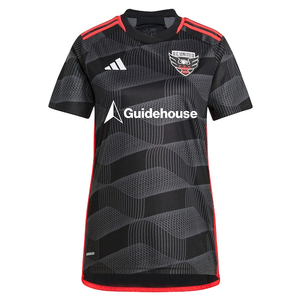 D.C. United adidas Women's 2024 The Icon Kit Replica Custom Jersey – Black
