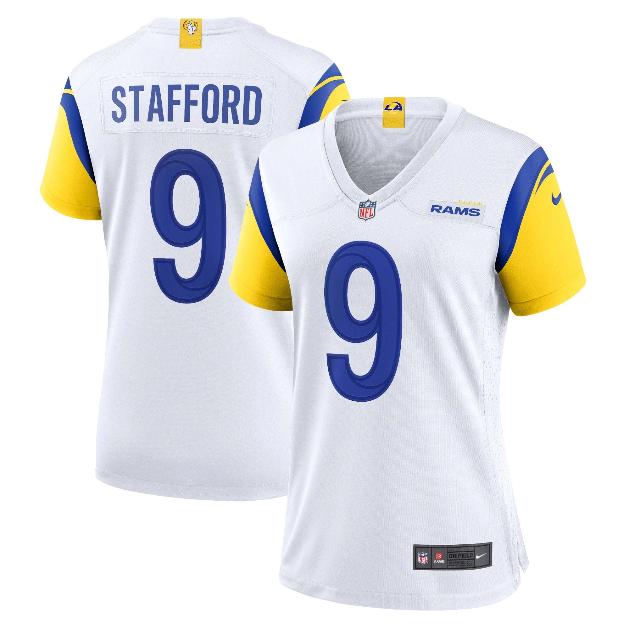 Matthew Stafford Los Angeles Rams Nike Women's Game Jersey - Royal/White