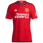 Marcus Rashford Manchester United adidas 2023/24 Home Authentic Player Jersey - Red/Green