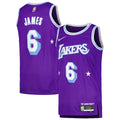 LeBron James Los Angeles Lakers Nike Swingman Player Jersey - City Edition - Purple