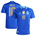Lionel Messi Argentina National Team adidas 2024 Away Authentic Player Jersey - Blue/White