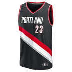Donovan Clingan Portland Trail Blazers  Youth 2024 NBA Draft Fast Break Player Jersey - Icon Edition - Black