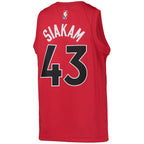 Pascal Siakam Toronto Raptors Nike Youth 2021/22 Diamond Swingman Jersey - Icon Edition - Red