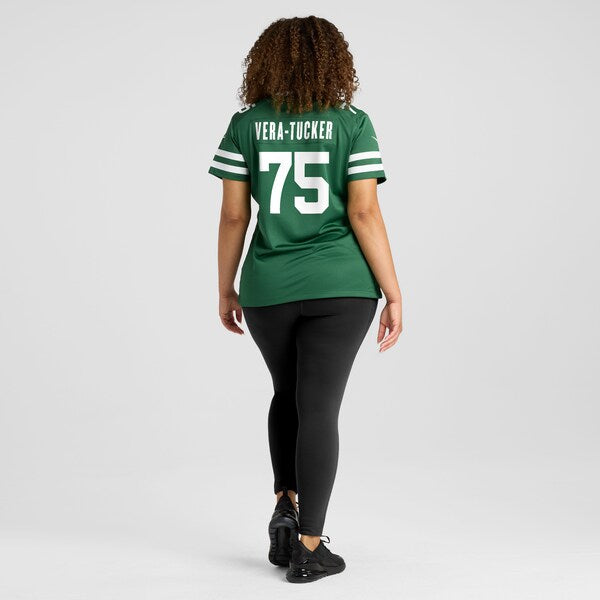 Alijah Vera-Tucker New York Jets Nike Women's Team Game Jersey - Legacy Green