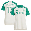 Jon Gallagher Austin FC adidas Women's 2024 The Armadillo Kit Replica Player Jersey – Tan