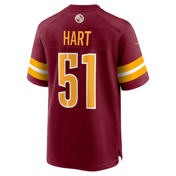 Bobby Hart Washington Commanders Nike  Game Jersey -  Burgundy