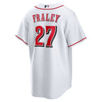 Jake Fraley Cincinnati Reds Nike Home Replica Jersey - White
