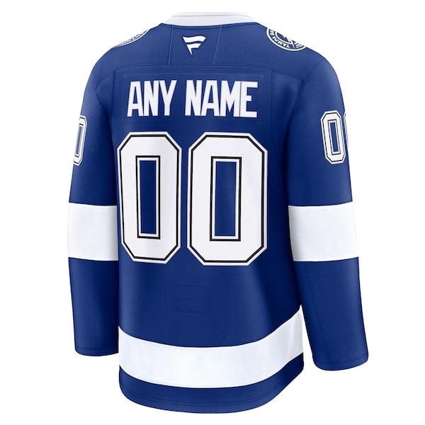 Tampa Bay Lightning  Home Premium Custom Jersey - Blue/Black/White
