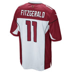 Mens Arizona Cardinals Larry Fitzgerald Nike White Game Jersey