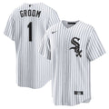 Chicago White Sox Nike #1 Groom Home Replica Jersey - White