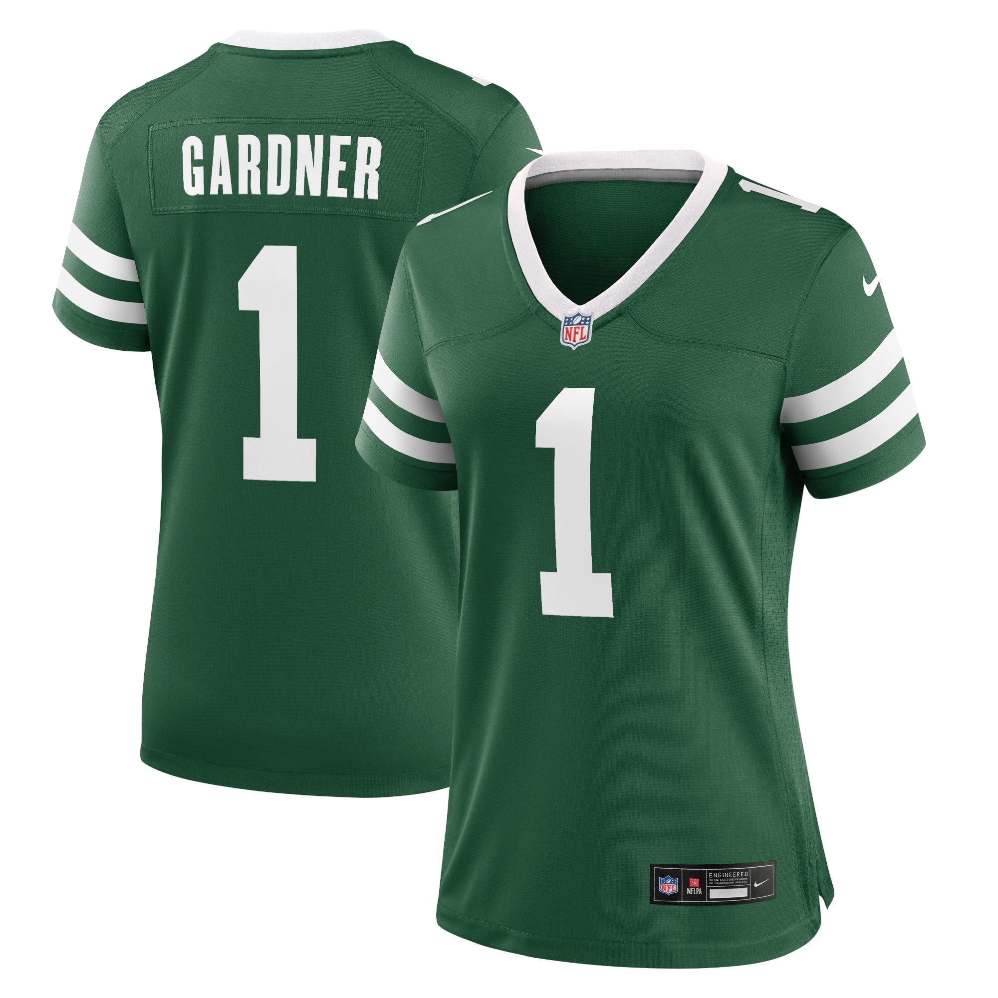Ahmad Sauce Gardner New York Jets Nike Women's Alternate Game Jersey - Legacy Black/Green/White