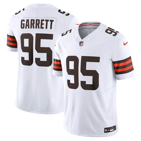 Myles Garrett Cleveland Browns Nike Vapor F.U.S.E. Limited Jersey - White/Brown