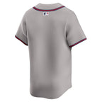 Atlanta Braves Nike Away Limited Jersey - Gray