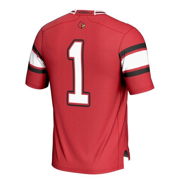 #1 Louisville Cardinals GameDay Greats Youth Football Jersey - Red/White/Black