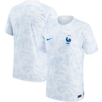France National Team Nike 2022/23 Away Authentic Blank Jersey - White