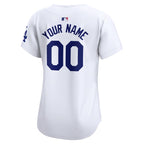 Los Angeles Dodgers Nike Women's Home Limited Custom Jersey - White