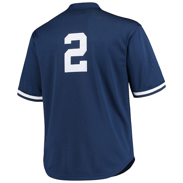 Derek Jeter New York Yankees Big & Tall Batting Practice Replica Player Jersey - Navy