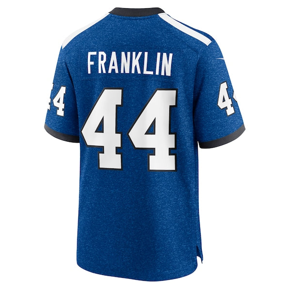 Zaire Franklin Indianapolis Colts Nike Indiana Nights Alternate Game Jersey - Royal/Royal