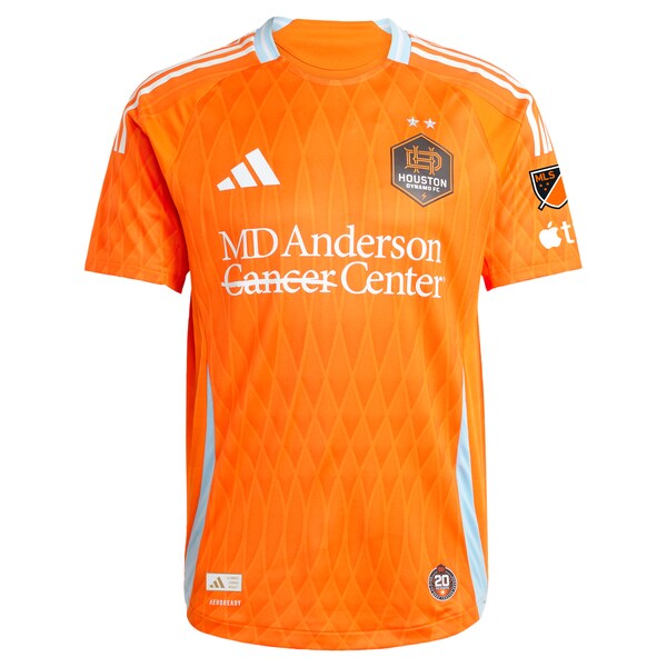 Ezequiel Ponce Houston Dynamo FC adidas 2025 Season 20 Authentic Player Jersey - Orange