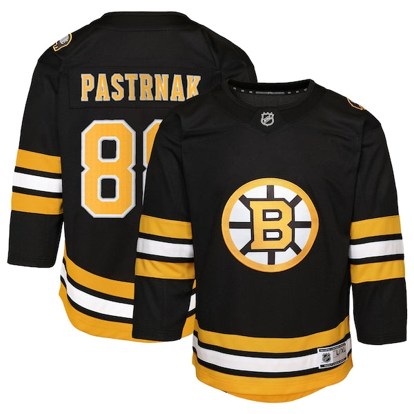 David Pastrnak Boston Bruins Outerstuff Toddler Home Replica Player Jersey - Black
