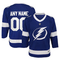 Tampa Bay Lightning Youth Replica Custom Jersey - Blue