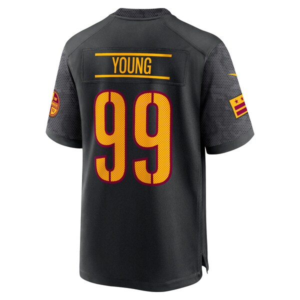 Chase Young Washington Commanders Nike Youth Game Jersey - Black/Burgundy/White