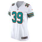 Larry Csonka Miami Dolphins Nike Retired Player Jersey - White/Aqua