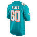 Andrew Meyer Miami Dolphins Nike  Game Jersey -  Aqua