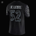 Men's Nike Ray Lewis Black Baltimore Ravens Retired Player RFLCTV Limited Jersey