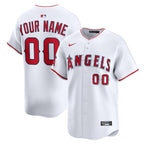 Los Angeles Angels Nike Home Limited Custom Jersey - White/Red